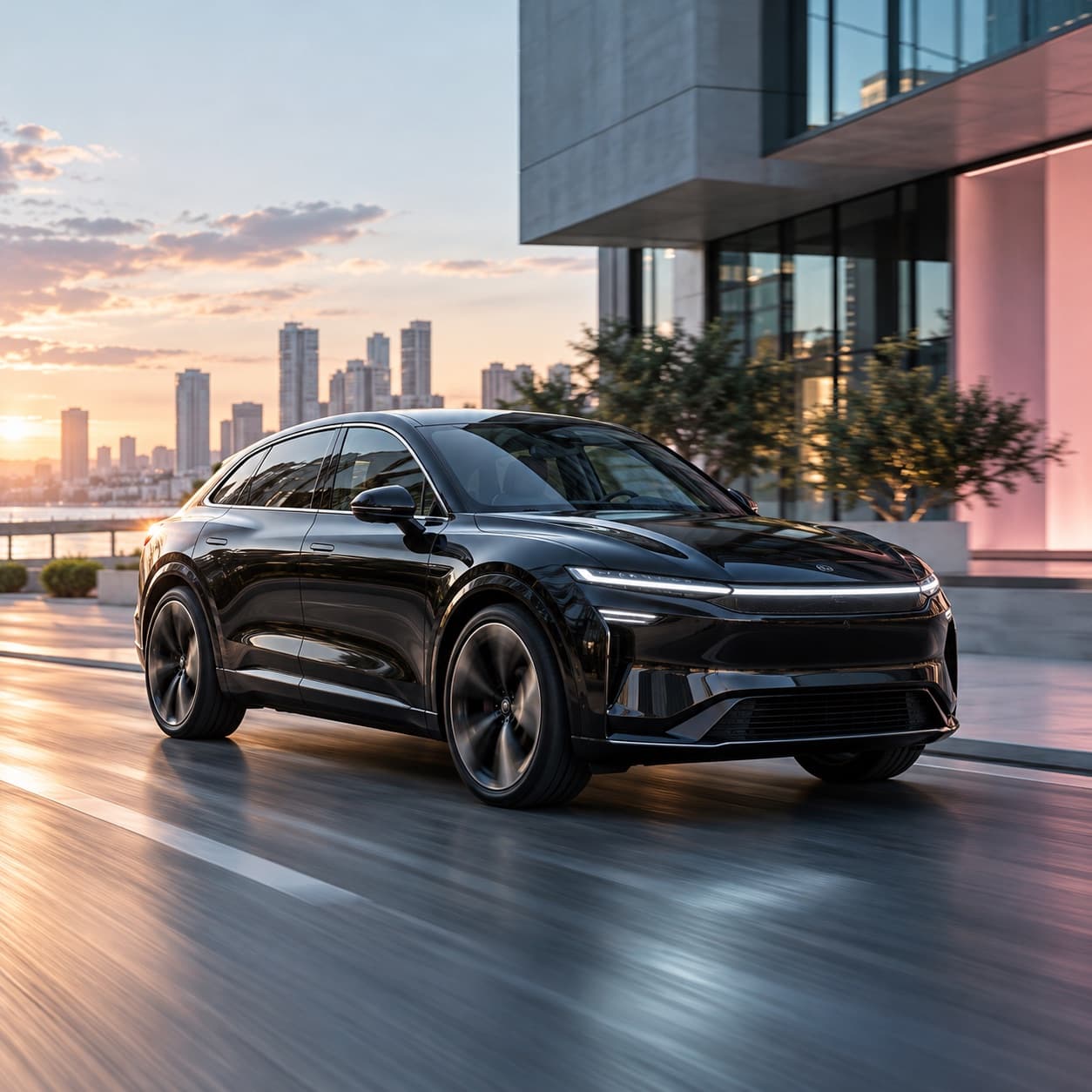 Modern automotive and fleet campaign imagery