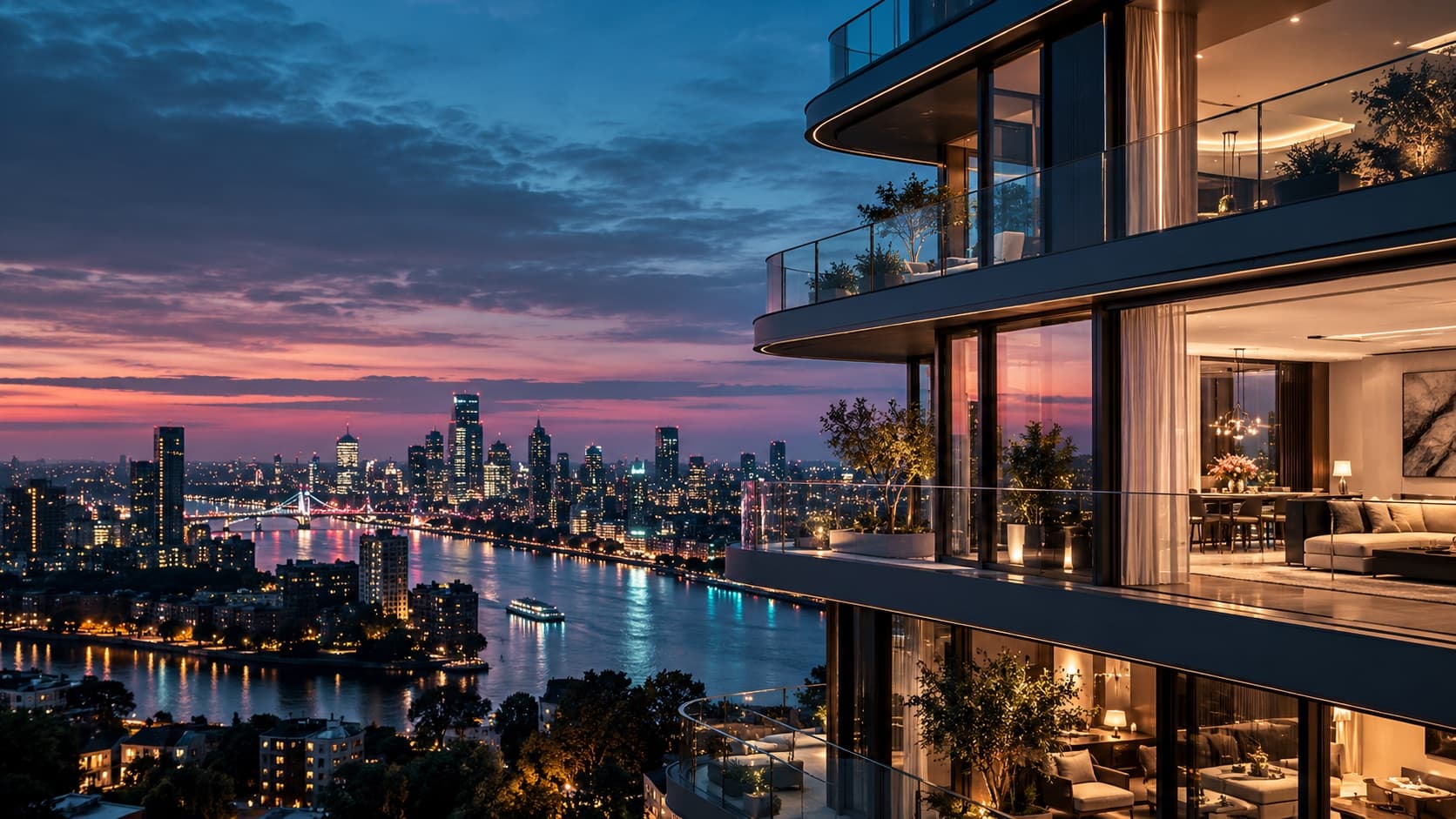 Luxury property campaign imagery