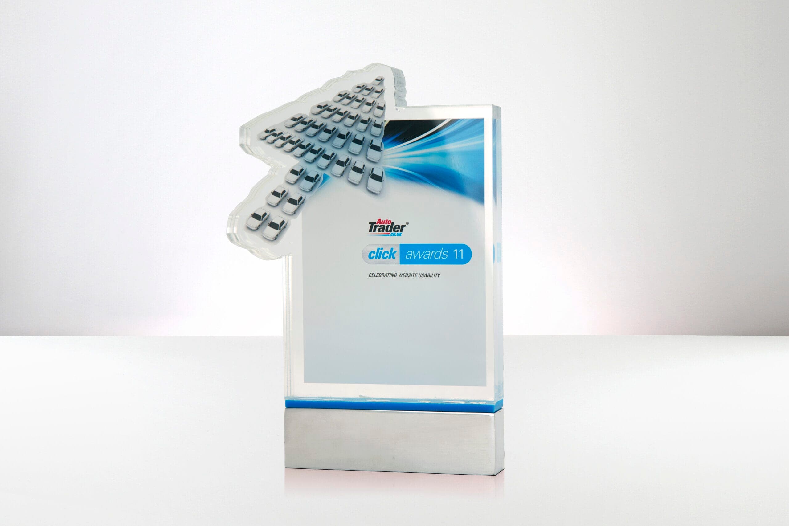 Auto Trader Click Awards trophy